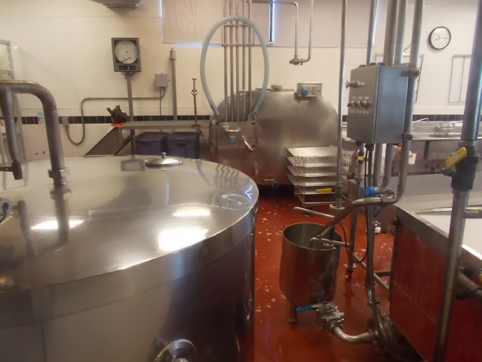 This is where they make Red Hawk Photo of room where they make Red Hawk Cheese