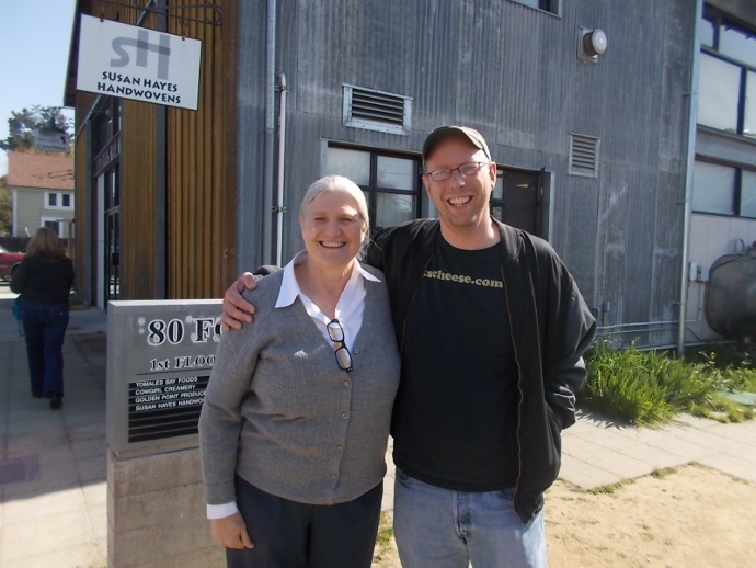 Photo of me with co-founder Peggy Smith