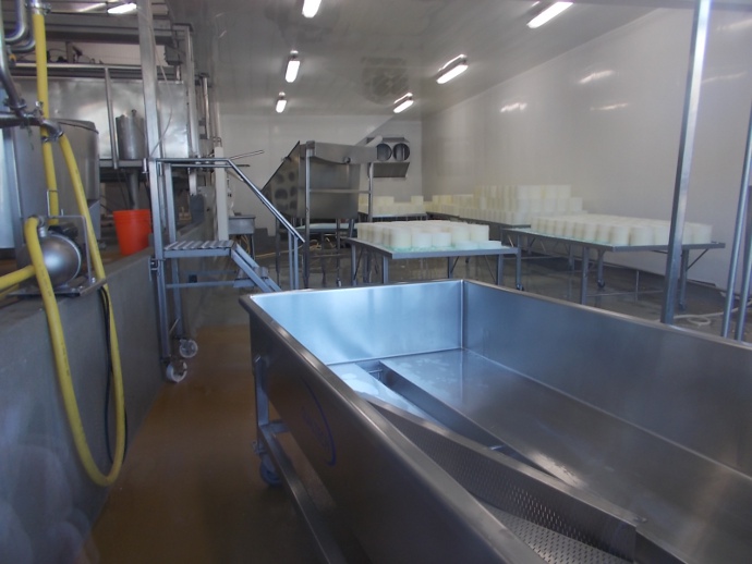 Photo of cheese production room at Point Reyes Farmstead