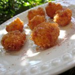 Honey Glazed Fried Manchego Cheese