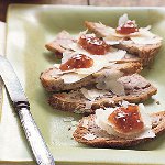Walnut Toasts with Fig Jam and Manchego Cheese  Read More http://www.epicurious.com/recipes/food/views/Walnut-Toasts-with-Fig-Jam-and-Manchego-Cheese-236525#ixzz1kg8mwrSj
