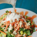 Buffalo Chicken Salad with Cashel Blue Dressing