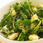 Watercress, pear and Cashel blue cheese salad