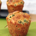 Cheese and Pea Muffins