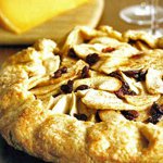 Mimolette Cheese and Apple-Cranberry Galette